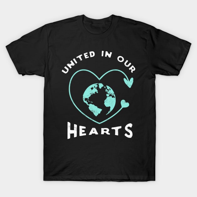 United in our hearts. T-Shirt by LebensART